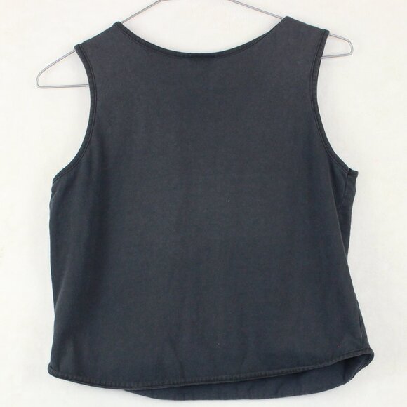 Vintage Silver Gray Tag Nike Cropped Tank Womens Medium - Picture 2 of 6